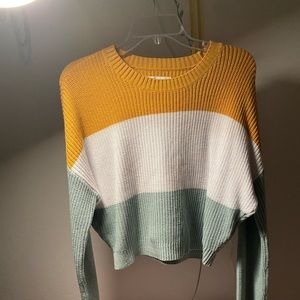 Hollister cropped sweater